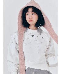 FURFUR/ビジュー付きロゴ刺繍スウェット/508387409