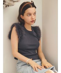 FURFUR/【限定カラー】エコファースリーブニットトップス/508387458