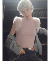 FURFUR/【限定カラー】エコファースリーブニットトップス/508387458