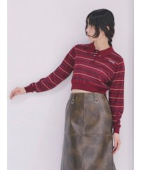 FURFUR/シャツレイヤードポロニット/508387459