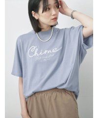 Samansa Mos2 blue/サマンサモスモス ブルー Samansa Mos2 blue 【接触冷感】ドルマンギャザー刺繍Tシャツ/508387690