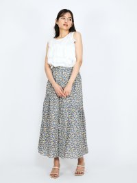 QUEENS COURT/クイーンズコート QUEENS COURT シフォンフリルノースリブラウス≪手洗い可能≫/508387946