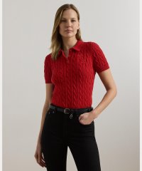 LAUREN RALPH LAUREN/ケーブルニット コットン ポロ セーター/508387953