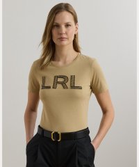 LAUREN RALPH LAUREN/ビーデッドロゴ コットン ジャージー Tシャツ/508387962