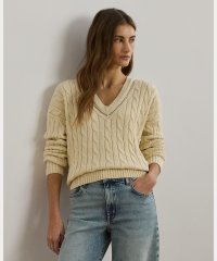 LAUREN RALPH LAUREN/ケーブルアンドポインテールニット クリケット セーター/508387997