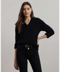 LAUREN RALPH LAUREN/ケーブルアンドポインテールニット クリケット セーター/508387998