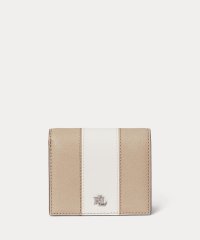 LAUREN RALPH LAUREN/ツートーン レザー コンパクト ウォレット/508388007