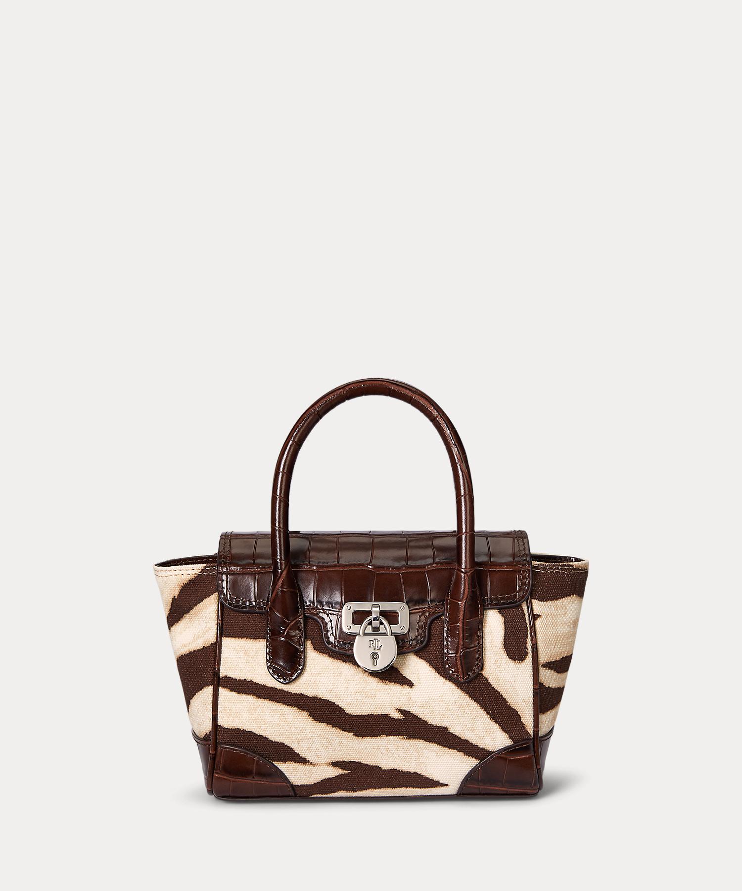 専用 ラルフローレン ハンドバッグ スエード レザー ブラウン フリンジ ローレン ラルフ ローレン LAUREN RALPH LAUREN ペブルド レザー