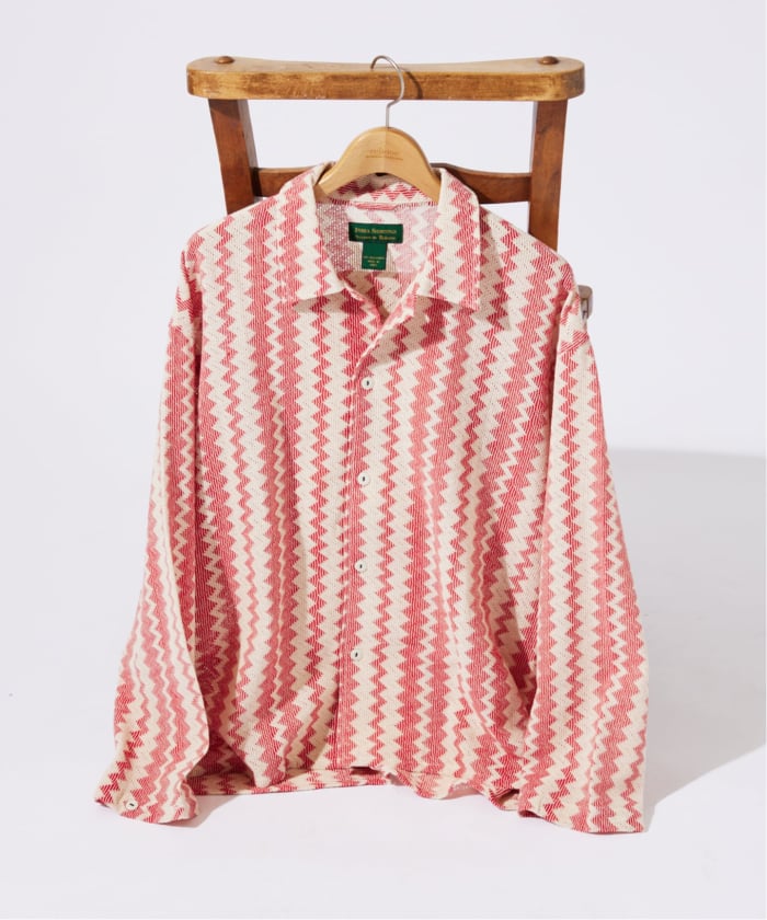 INDIA COTTON クロシェシャツ JOURNAL STANDARD relume シャツ INDIA COTTON クロシェシャツ