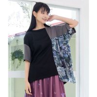 ScoLar/スカラー ScoLar 天体コラージュ柄切替プルオーバー/508388110