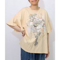 ScoLar/スカラー ScoLar ベネツィア帽子柄フレアTシャツ/508388113