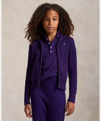 POLO RALPH LAUREN/(ガールズ 7才～16才)ミニケーブル コットン フルジップ フーディ/508388148