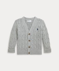 POLO RALPH LAUREN/(ベビー)ケーブルニット コットン Vネック カーディガン/508388164