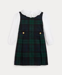 POLO RALPH LAUREN/(ベビー)コットン ボディスーツ & チェック ポンチ ドレス セット/508388170