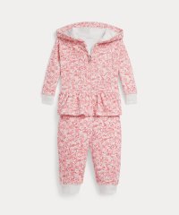 POLO RALPH LAUREN/(ベビー)フローラル ベロア フルジップ フーディ & パンツ セット/508388173