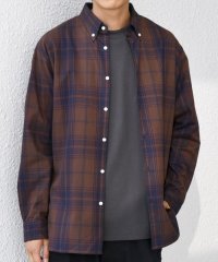 SHIPS any MEN/SHIPS any:〈洗濯機可能〉ブラッシュド トラッド チェック ボタンダウン シャツ◆/508388249