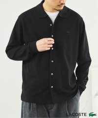 EDIFICE/《予約》LACOSTE(ラコステ) 別注 フルオープン ロングスリーブポロシャツ/508388258