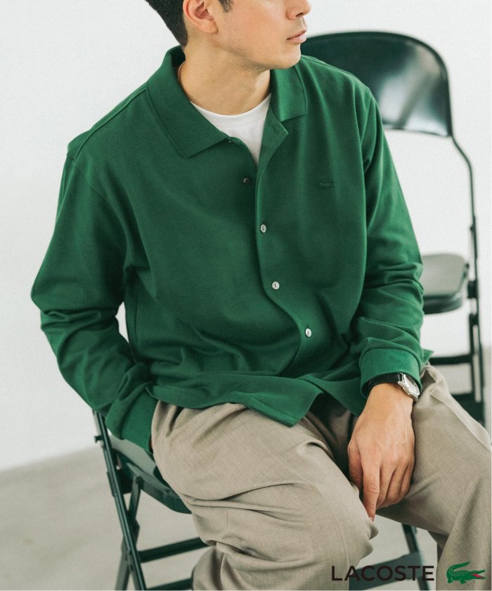 予約》LACOSTE(ラコステ) 別注 フルオープン ロングスリーブ