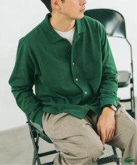 EDIFICE/《予約》LACOSTE(ラコステ) 別注 フルオープン ロングスリーブポロシャツ/508388258