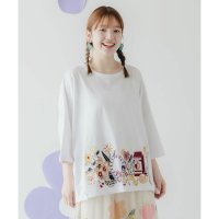 ScoLar/スカラー ScoLar キッチンのこびと柄 刺繍プルオーバー/508388297