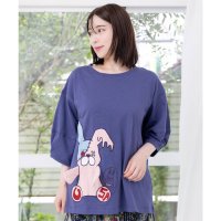 ScoLar/スカラー ScoLar ハグしてくれるウサギぬいアップリケTシャツ/508388298