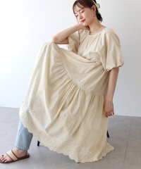 BLUEEAST/ブルーイースト BLUEEAST バルーン袖コットンレースワンピース/508388329