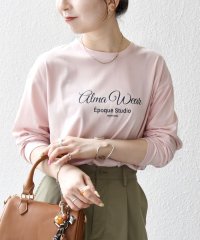 SHIPS any WOMEN/《予約》【SHIPS any別注】MONMIMI:〈洗濯機可能〉ロゴ プリント ロンTEE 25AW/508388417