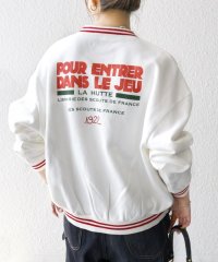 SHIPS any WOMEN/《予約》【SHIPS any別注】La Hutte:〈洗濯機可能〉裏起毛 ロゴ ジップ ブルゾン/508388418