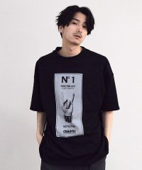 RATTLE TRAP/【CHAOTIC】別注メロイックサインプリントオーバーサイズTシャツ/508388675