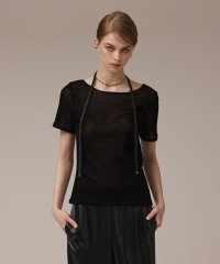 GRACE CONTINENTAL/フロッキーチュールカットトップ/508389084