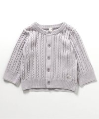 apres les cours/ケーブル柄ベビーカーディガン/508083664