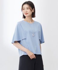 J.PRESS LADIES（LARGE SIZE）/【洗える・接触冷感】プレーティングジャージー ケープ風 カットソー/508209832