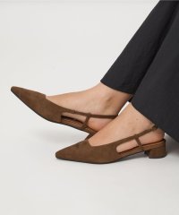 green label relaxing/Dポインテッド バックストラップ パンプス/508355296