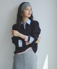 N Natural Beauty Basic/シャツレイヤード風ニット/508373439