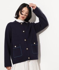 N Natural Beauty Basic/ミドル丈ニットジャケット/508373443