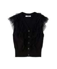 SNIDEL/Sustainableチュールフリルニットプルオーバー/508389079