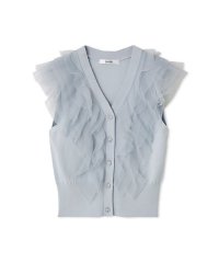 SNIDEL/Sustainableチュールフリルニットプルオーバー/508389079