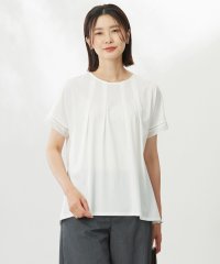 J.PRESS LADIES（LARGE SIZE）/【洗える・接触冷感】プレーティングジャージー フレア カットソー/508389109