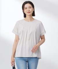 J.PRESS LADIES（LARGE SIZE）/【洗える・接触冷感】プレーティングジャージー フレア カットソー/508389109
