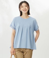 J.PRESS LADIES（LARGE SIZE）/【洗える・接触冷感】プレーティングジャージー フレア カットソー/508389109