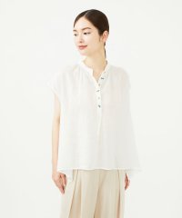 Sybilla/リネンローンボタンデザインブラウス/508389115