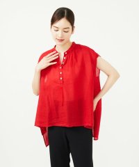 Sybilla/リネンローンボタンデザインブラウス/508389115