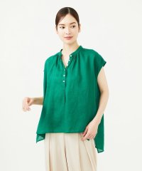 Sybilla/リネンローンボタンデザインブラウス/508389115