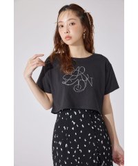 rienda/ラインストーンロゴTシャツ/508389147
