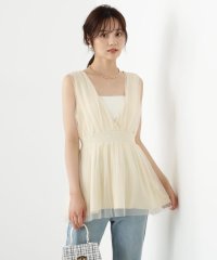 PROPORTION BODY DRESSING/チュールドッキングニットジレ/508389180