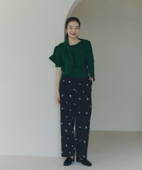 N Natural Beauty Basic/エンブロイダリーフラワーパンツ/508389329