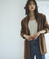 N Natural Beauty Basic/フェイクスウェードシングルブレストジャケット/508389332