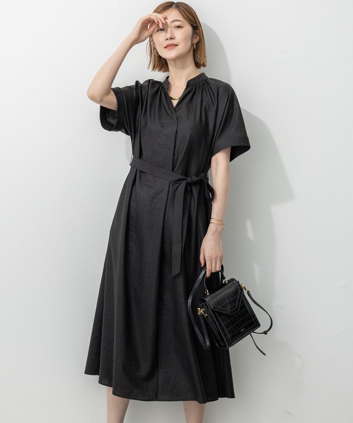 INDIVI アコーディオンプリーツワンピース セール 80%OFF】インディヴィ INDIVI 【セレモニー／スタイルUP