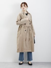 THE SHOP TK(Women)/ザ ショップ ティーケー (ウィメン) THE SHOP TK(Women) コーデュロイトレンチ/507045028