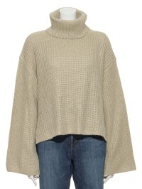 THE SHOP TK(Women)/ザ ショップ ティーケー (ウィメン) THE SHOP TK(Women) ラメニットタートルプルオーバー/507045912